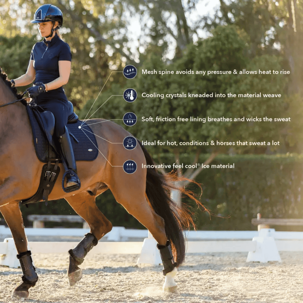 LeMieux Self-Cool Dressage Sqaure Pad