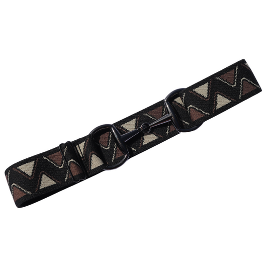 Divine Equestrian Snaffle Comfort Fit Belt - Black, Brown, Cream Wave