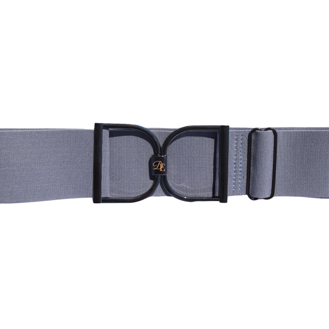 Divine Equestrian Snaffle Comfort Fit Belt - Misty Gray (2" wide)