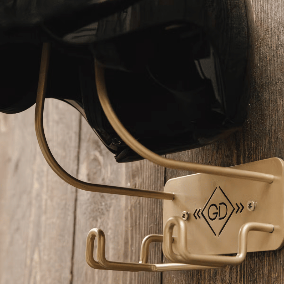 Grooming Deluxe Steel Helmet Holder with Hook