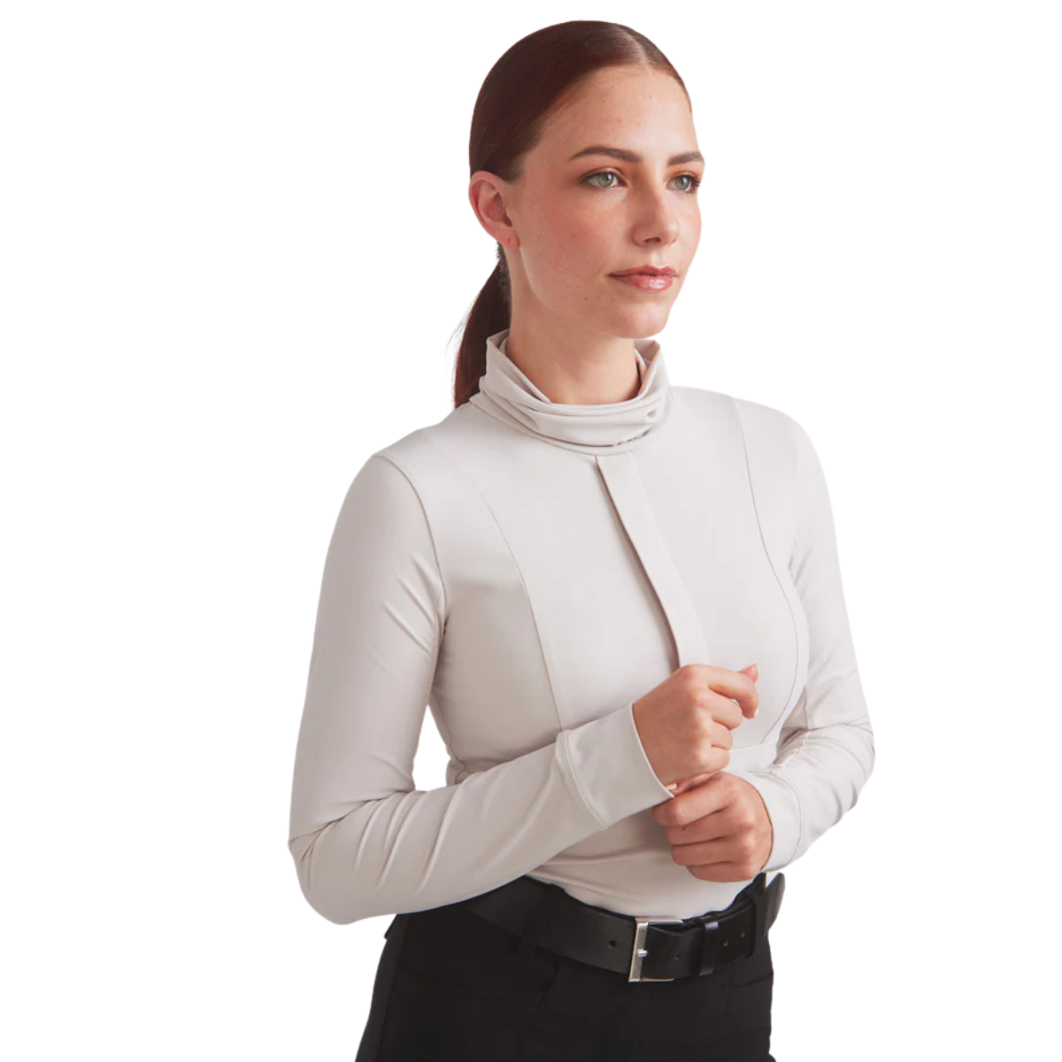 Solid Citizen Haley UV Riding Base-layer Turtleneck Sun-shirt