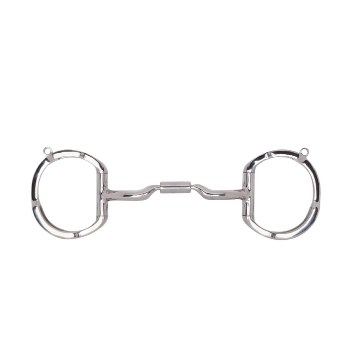 Myler Eggbutt with Hooks and Stainless Steel Low Port Comfort Snaffle (MB 04, Level 2)