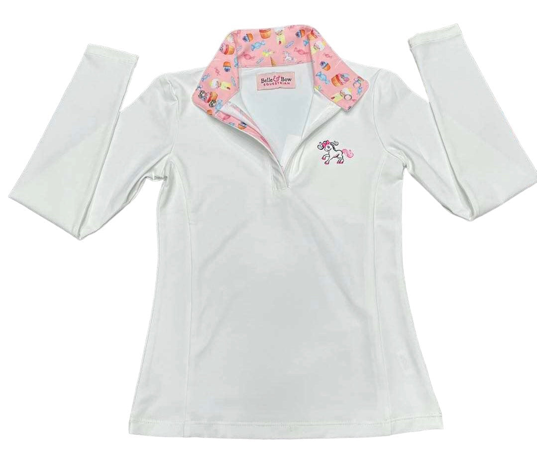 Belle and Bow Show Shirt Long Sleeve Sweet Treats