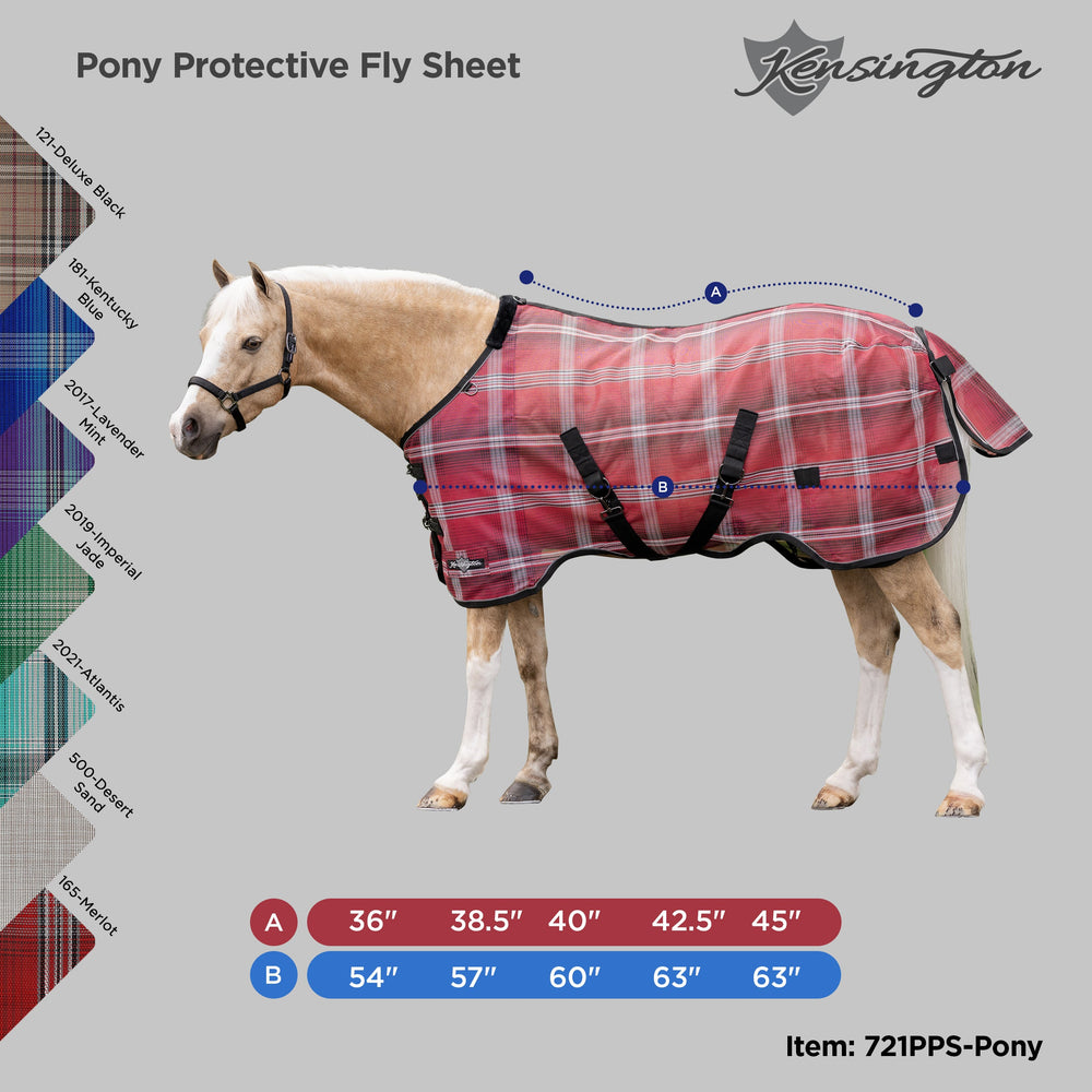 Kensington Pony Protective Fly Sheet with SureFit® - 73% UV Blocking