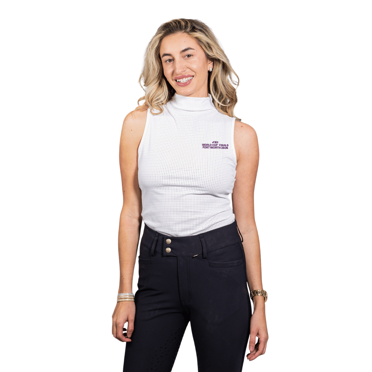 Equisite Blaire Sleeveless Mockneck Officially Licensed FEI™ World Cup™ Finals Fort Worth 2026 Merchandise