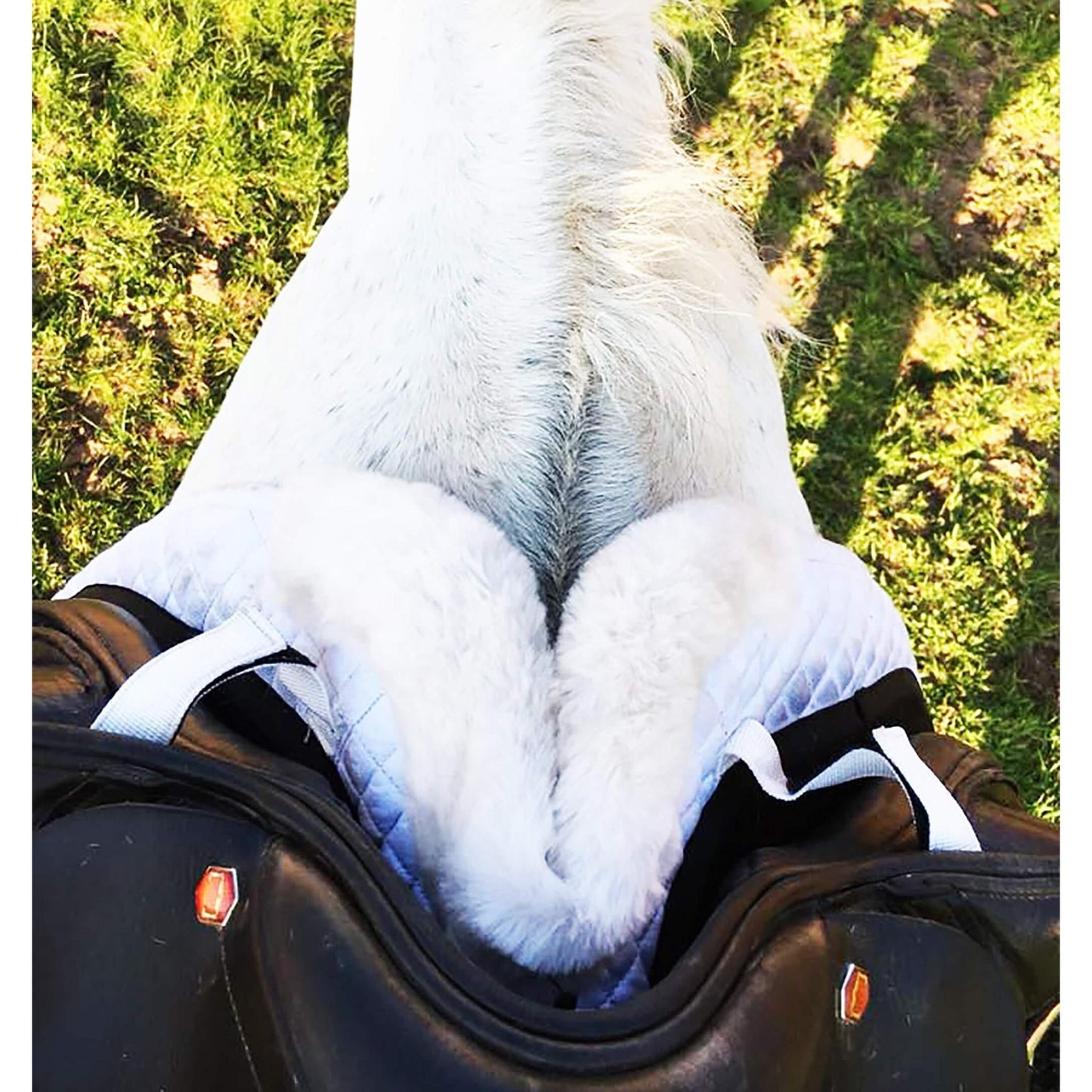 Majyk Equipe Ergonomic Full Fleece Correction Half Pad with Impact Protection Shims