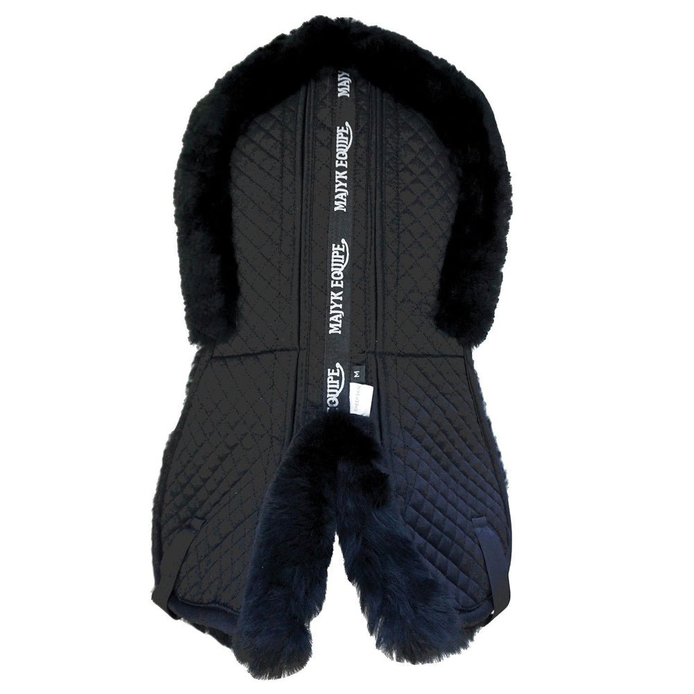 Majyk Equipe Ergonomic Full Fleece Correction Half Pad with Impact Protection Shims