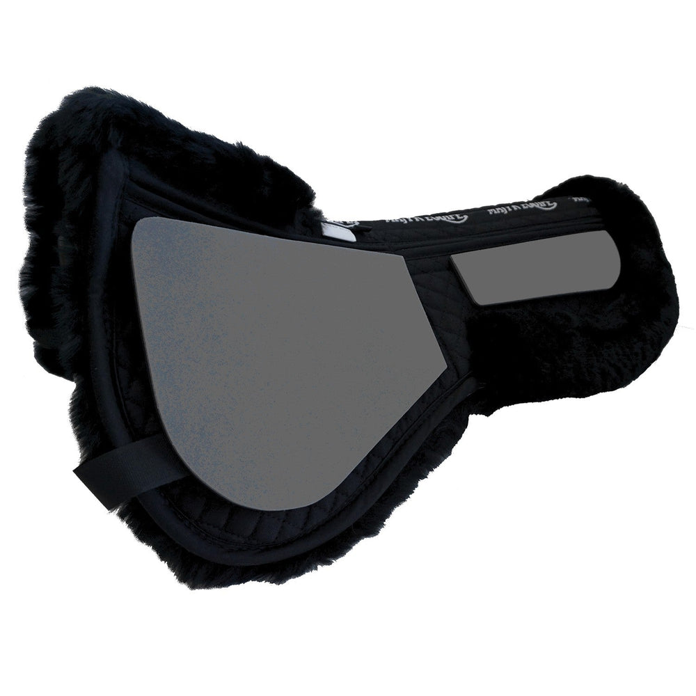 Majyk Equipe Ergonomic Full Fleece Correction Half Pad with Impact Protection Shims