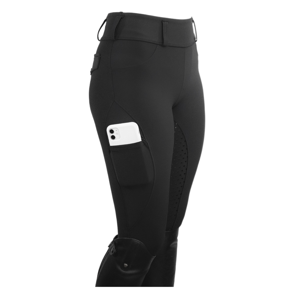 Divine Equestrian Comfort Grip Leggings - Black