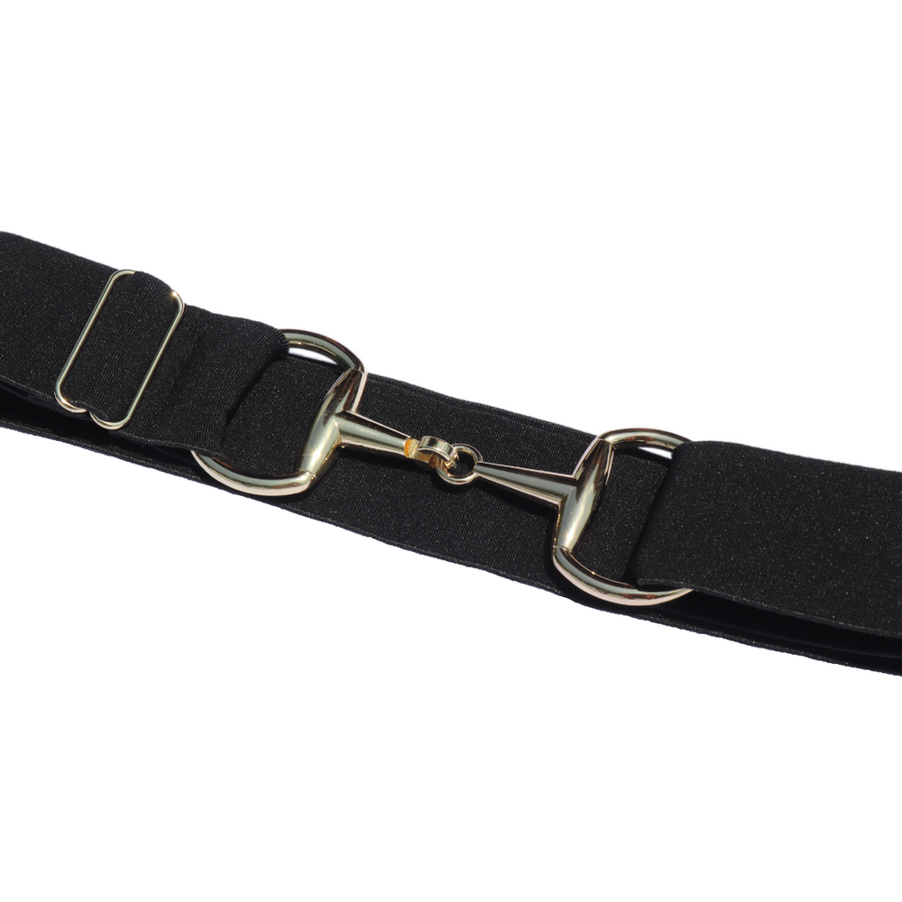 Divine Equestrian Snaffle Comfort Fit Belt - Black