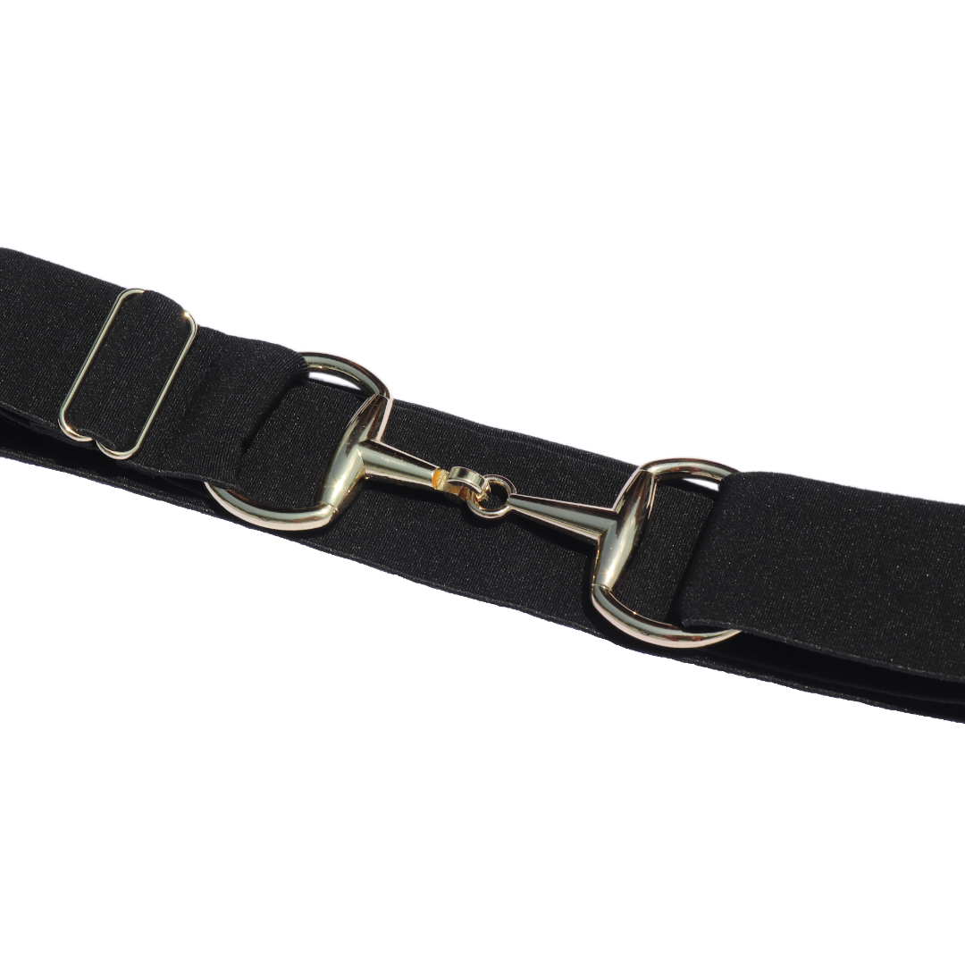 Divine Equestrian Snaffle Comfort Fit Belt - Black