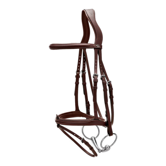 Dy'on Flash Noseband Double Bridle - New English Collection