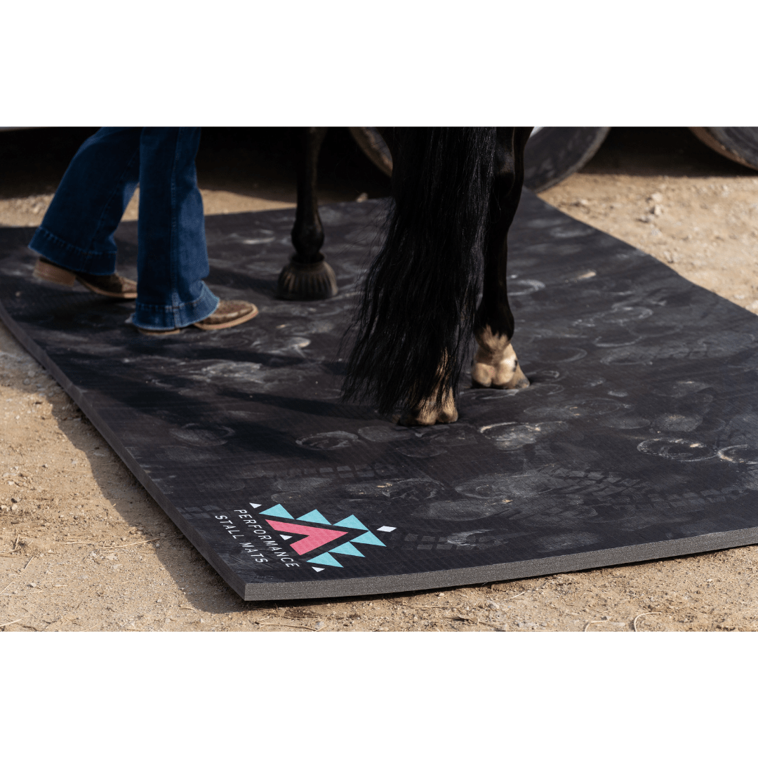Performance Stall Mats 5x10ft Black Stall Mat & Black Bag Combo