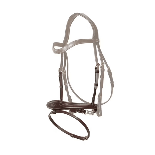 Dy'on Anatomic Flash Noseband with Chain