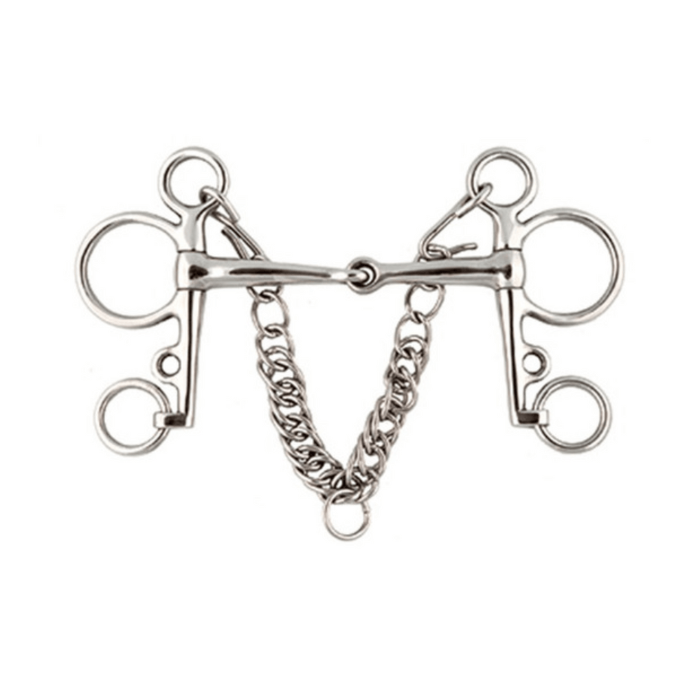 Stainless Steel Joint Pelham Bit