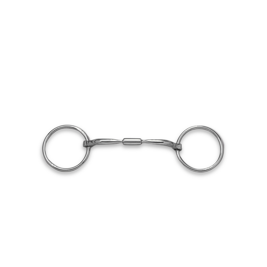 Myler Loose Ring with Sweet Iron Comfort Snaffle Wide Barrel (MB 02, Level 1)