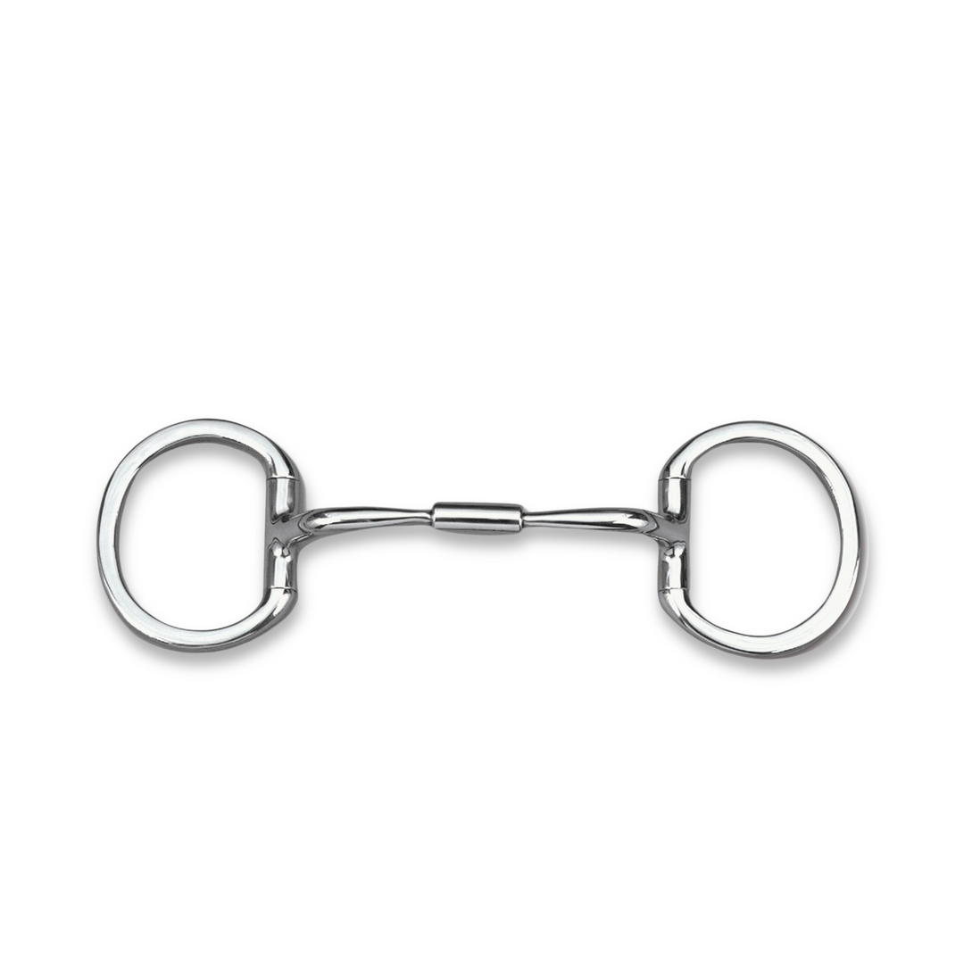 Myler Eggbutt without Hooks with Stainless Steel Comfort Snaffle Wide Barrel (MB 02, Level 1)