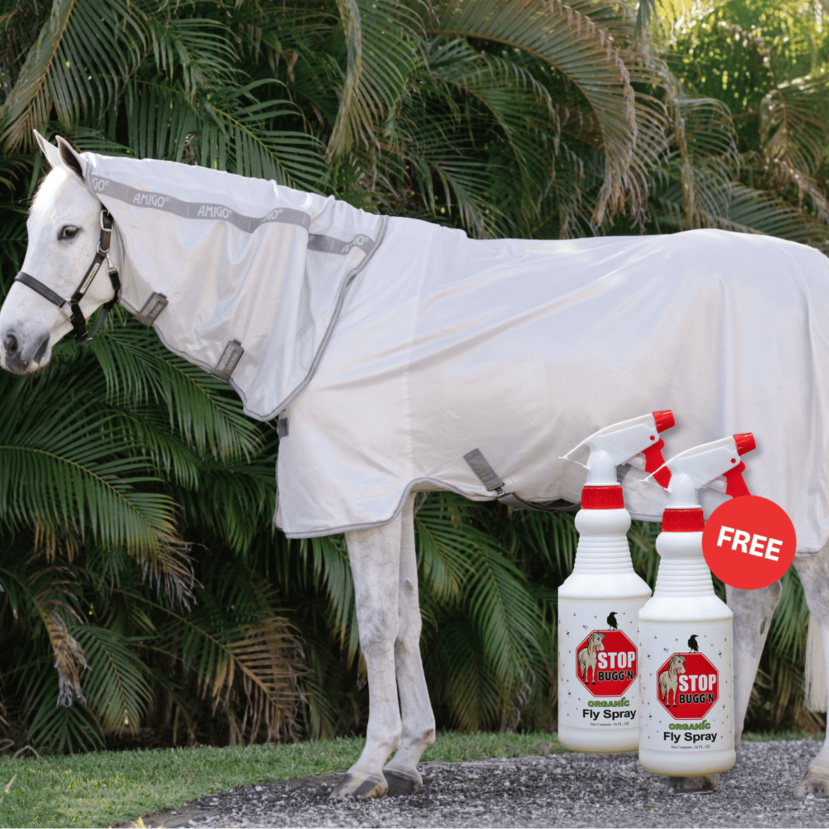 Horseware Ireland Amigo Integrated Fly Sheet with Fly Spray BOGO