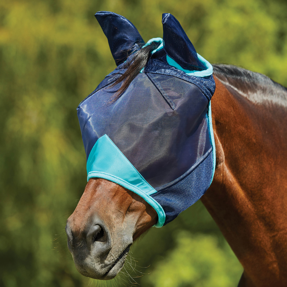 WeatherBeeta Comfitec Deluxe Fine Mesh Fly Mask With Ears