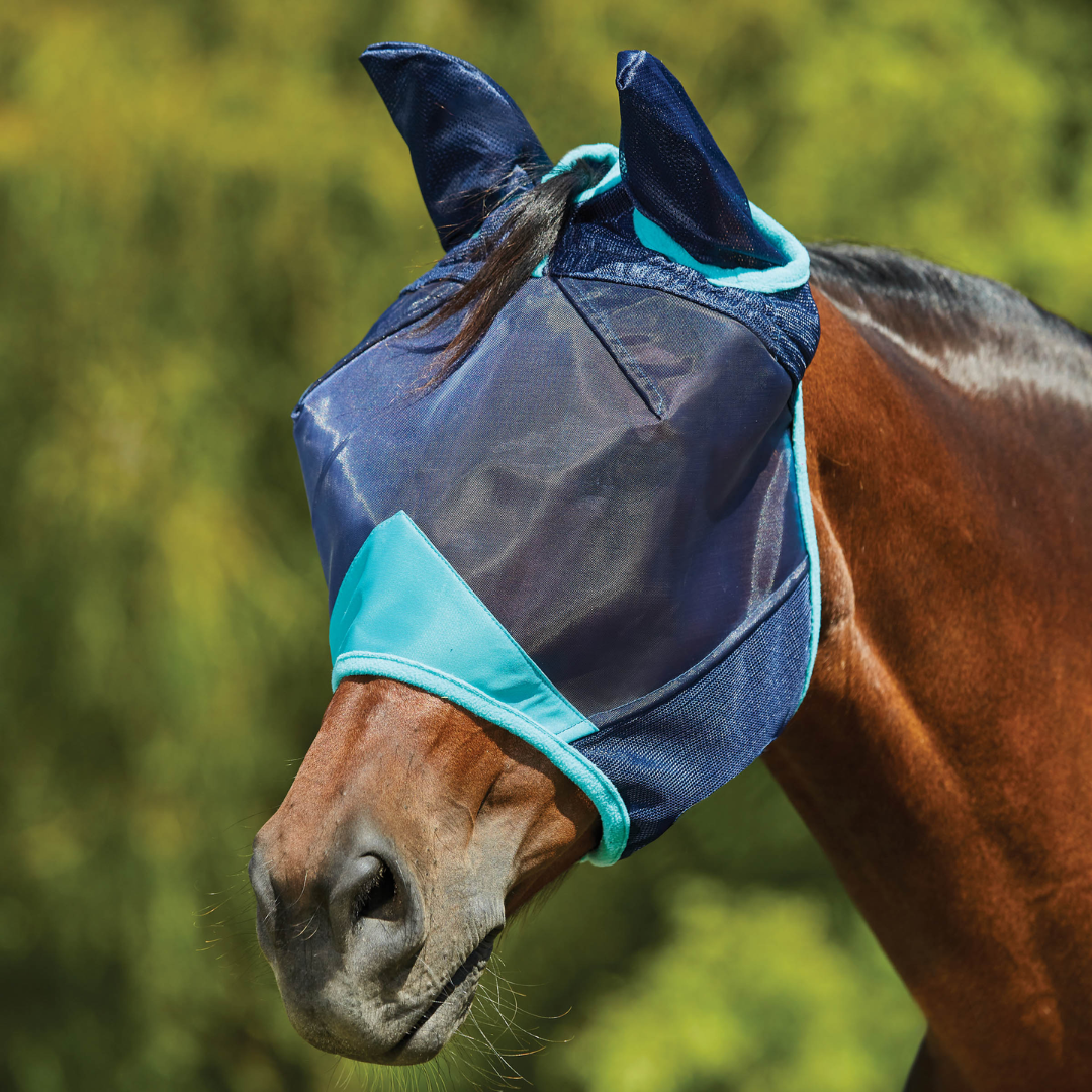 WeatherBeeta Comfitec Deluxe Fine Mesh Fly Mask With Ears