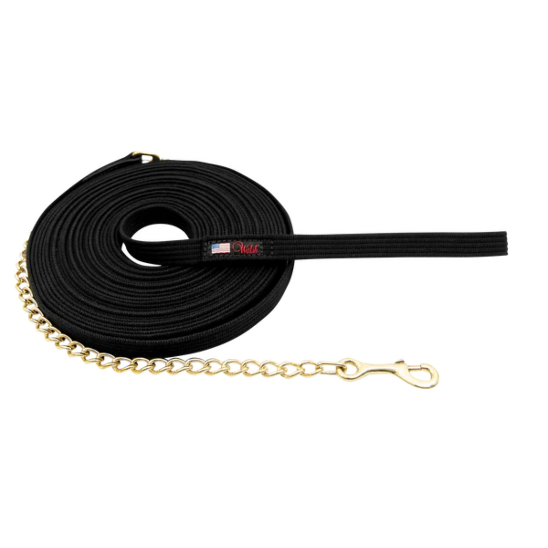 Walsh 50' Cotton Lunge Line with Chain