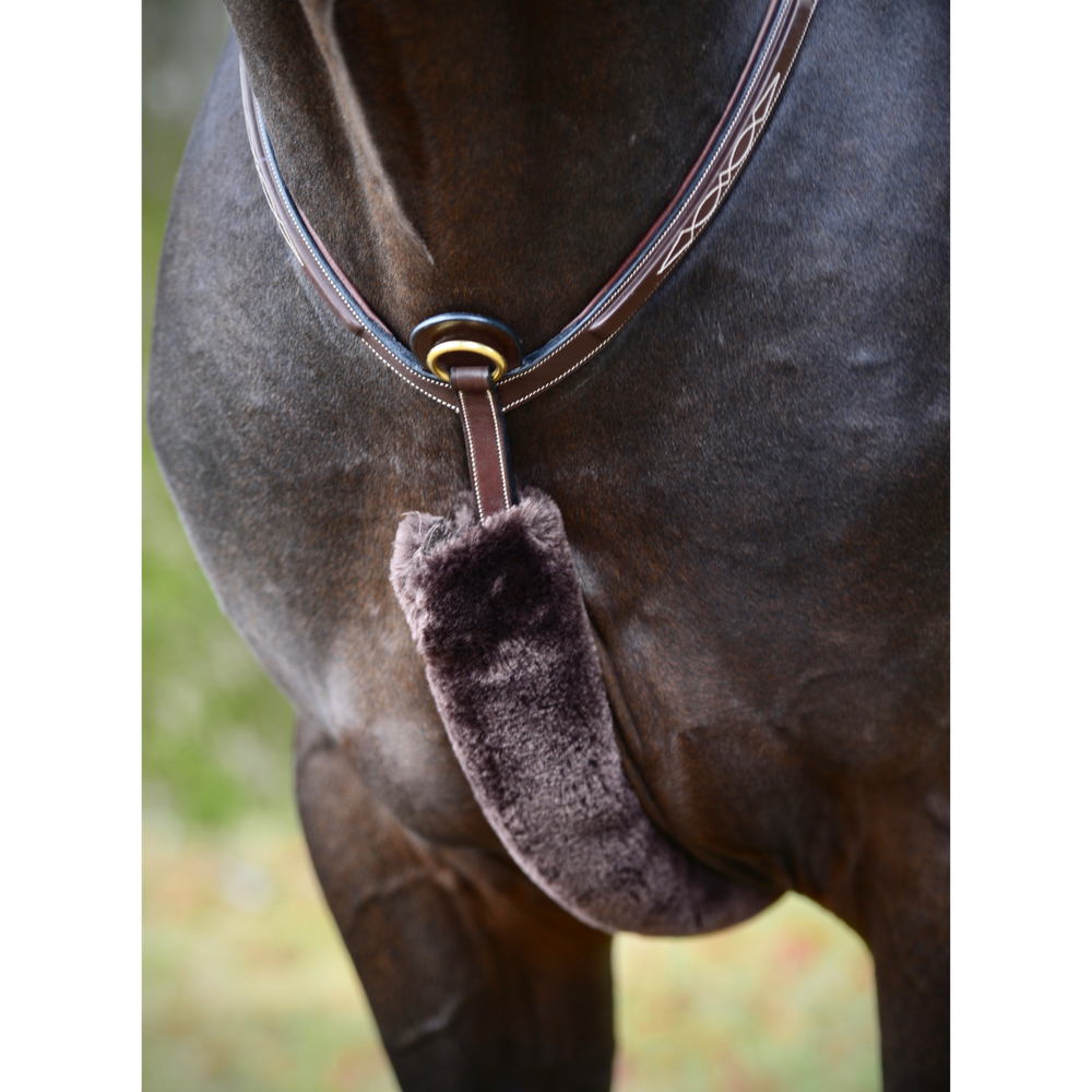 Kentucky Horsewear Sheepskin Breastplate Cover