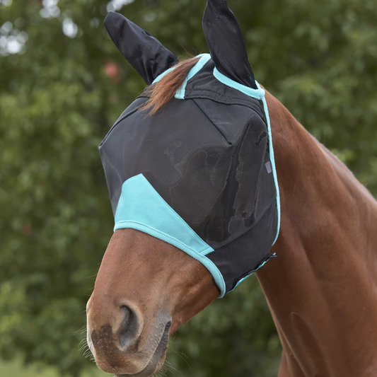 WeatherBeeta Comfitec Deluxe Fine Mesh Fly Mask With Ears