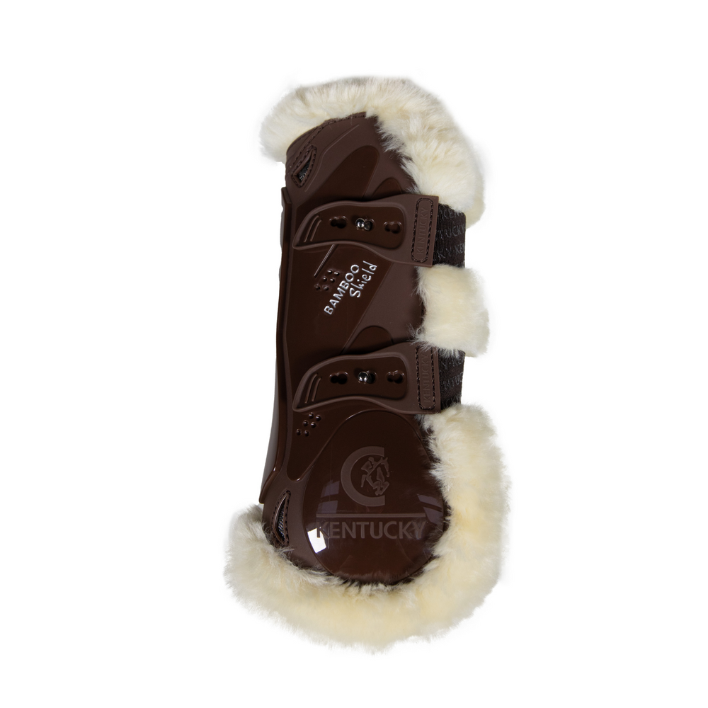 Kentucky Horsewear Vegan Sheepskin Bamboo Elastic Tendon Boots