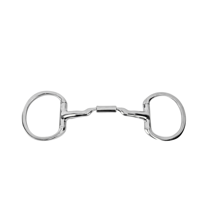 Myler Eggbutt without Hooks with 14mm Stainless Steel Low Port Comfort Snaffle (MB 04, Level 2)