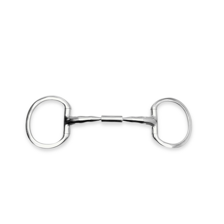 Myler Eggbutt without Hooks with 14mm Stainless Steel Comfort Snaffle Wide Barrel (MB 02, Level 1)