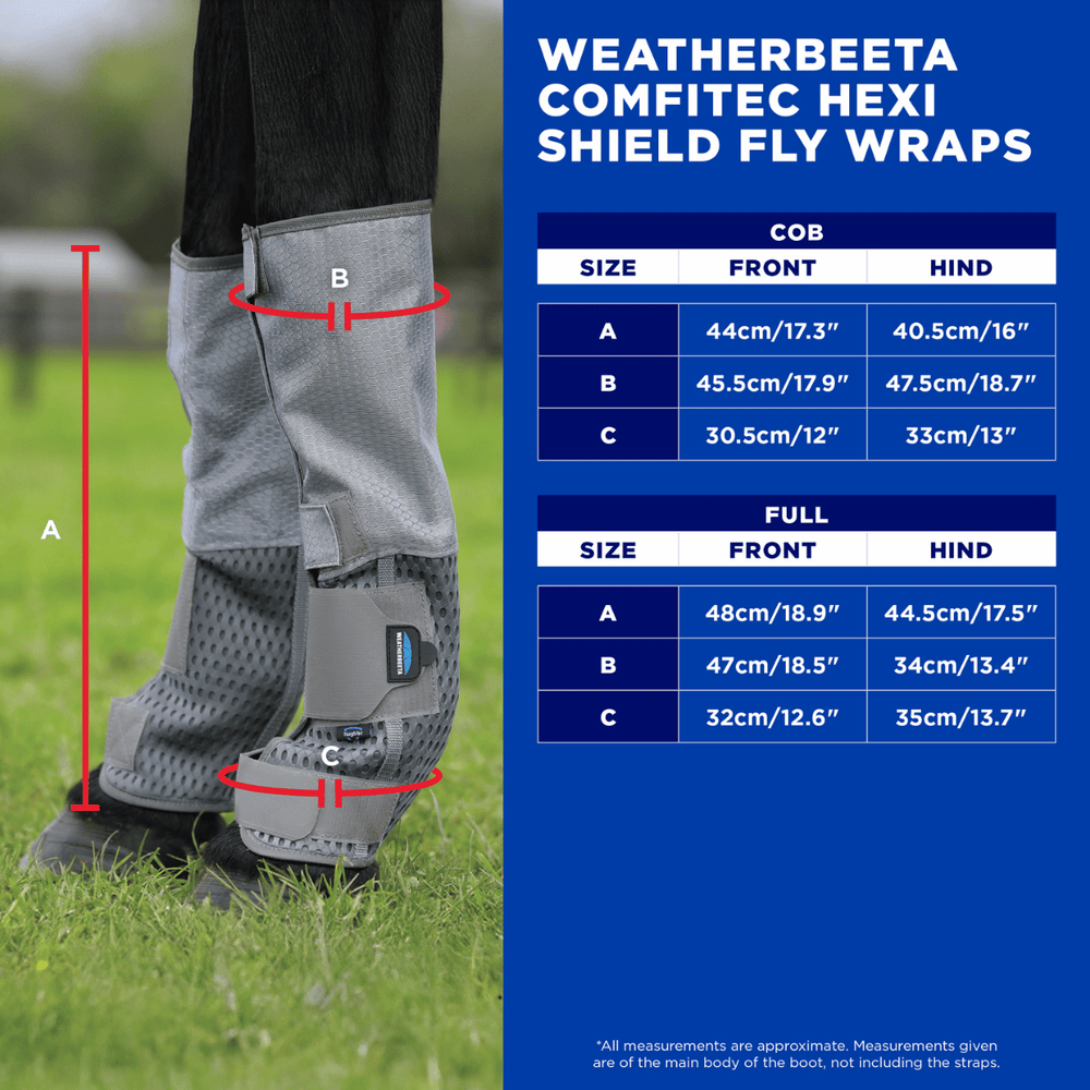 Weatherbeeta ComfiTec Hexi Shield Fly Wraps