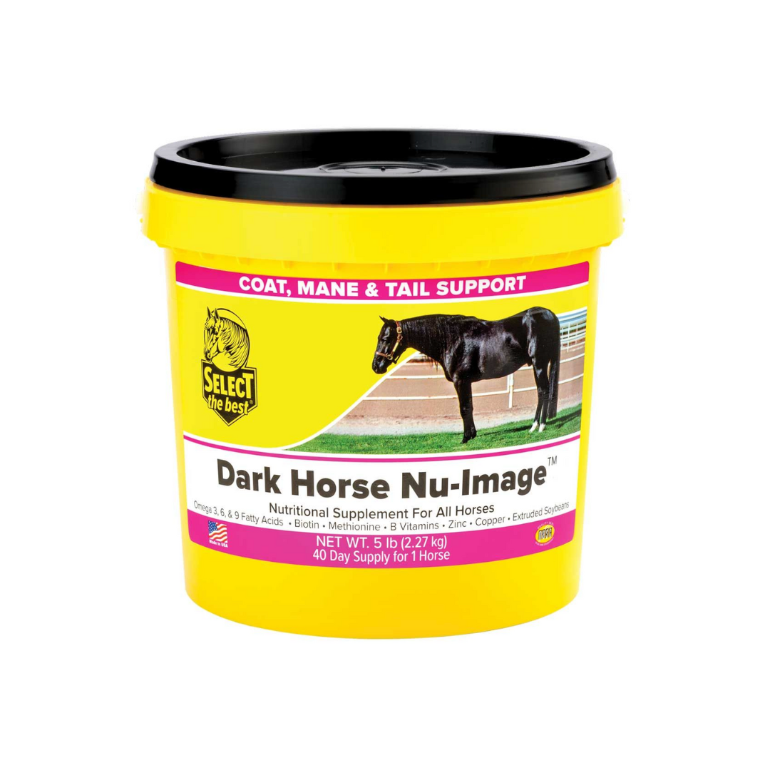 Select the Best Dark Horse Nu-Image Coat, Mane, & Tail Support