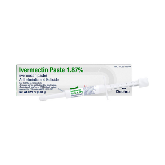 Dechra Ivermectin Paste 1.87% Horse Dewormer