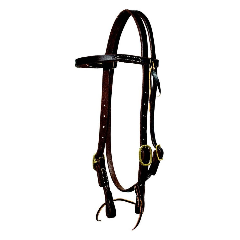 Mustang Browband Headstall with Tie Ends