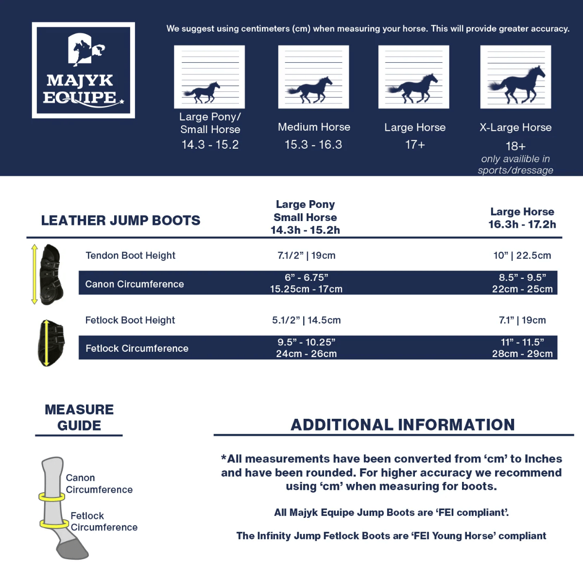 Majyk Equipe Boyd Martin Leather Tendon Boot with Removable Impact Liner