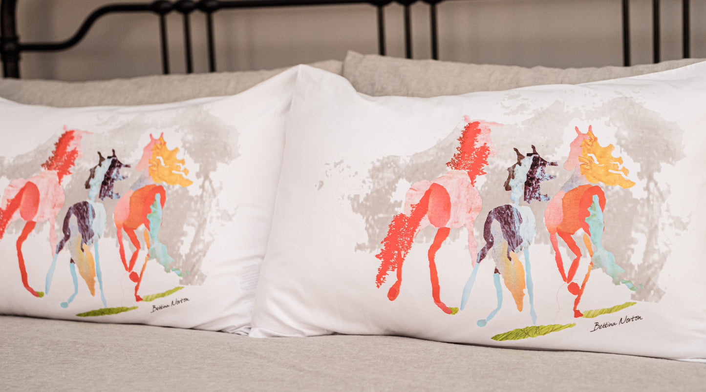 Bettina Norton Three Amigos Twin Pillow Casses