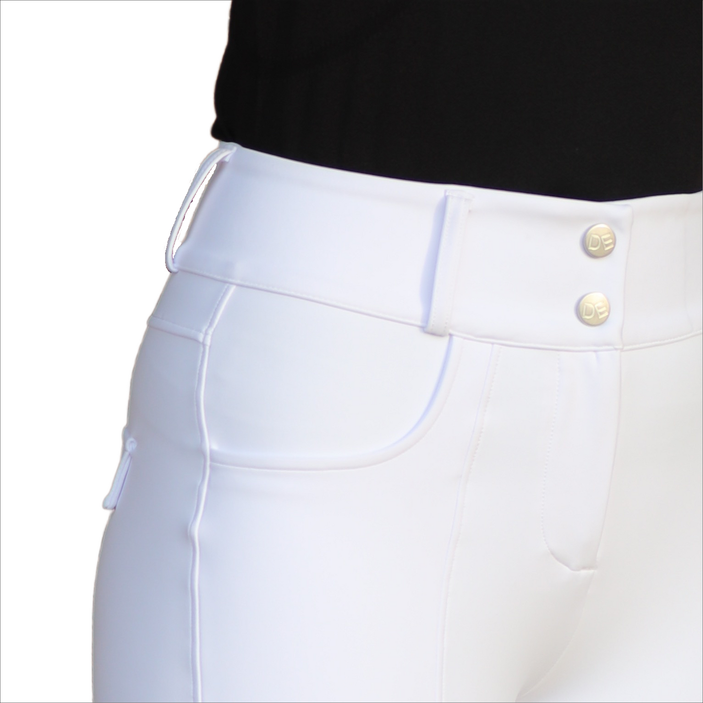 Divine Equestrian Dignified Competition Breeches - White