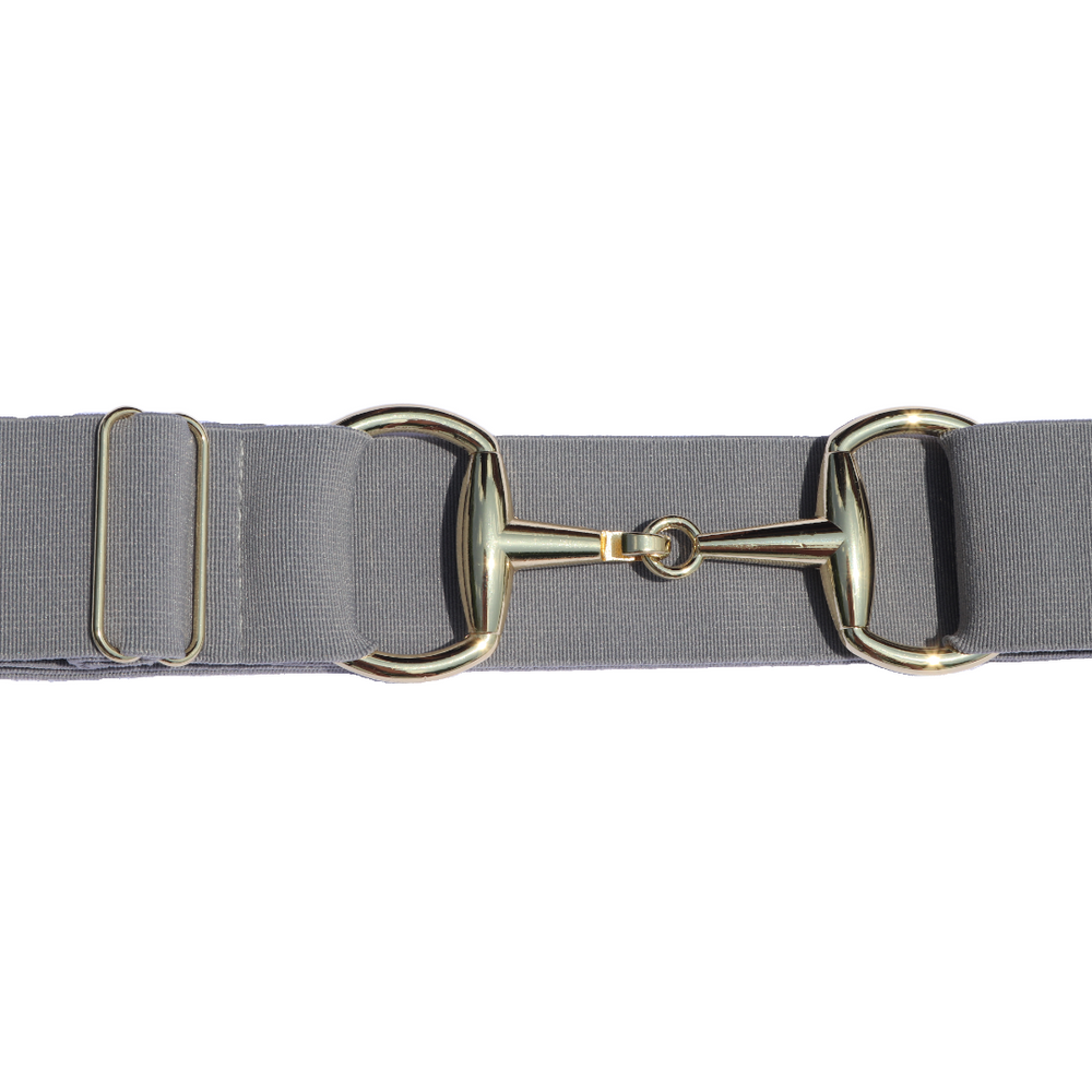 Divine Equestrian Snaffle Comfort Fit Belt - Gray