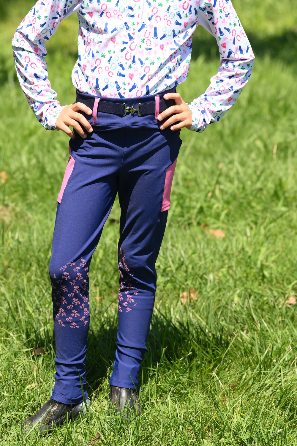 Belle and Bow Riding Tights