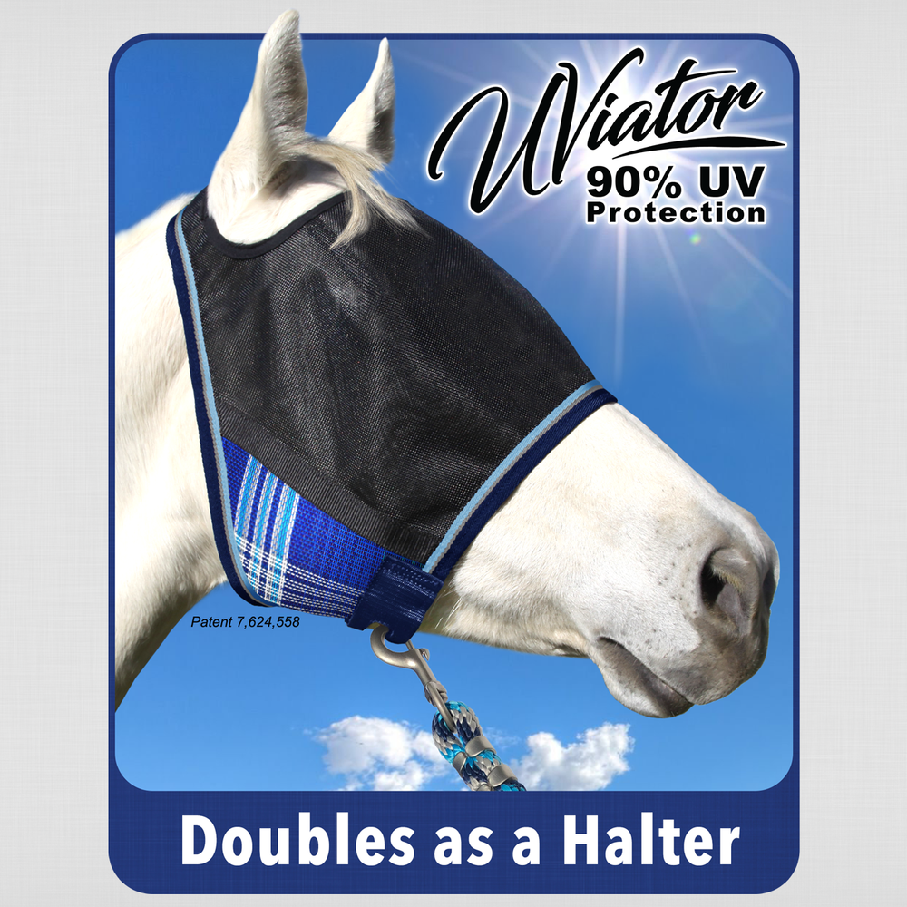 Kensington 90% UV Fly Mask CatchMask UViator - without Ears &  Forelock Freedom