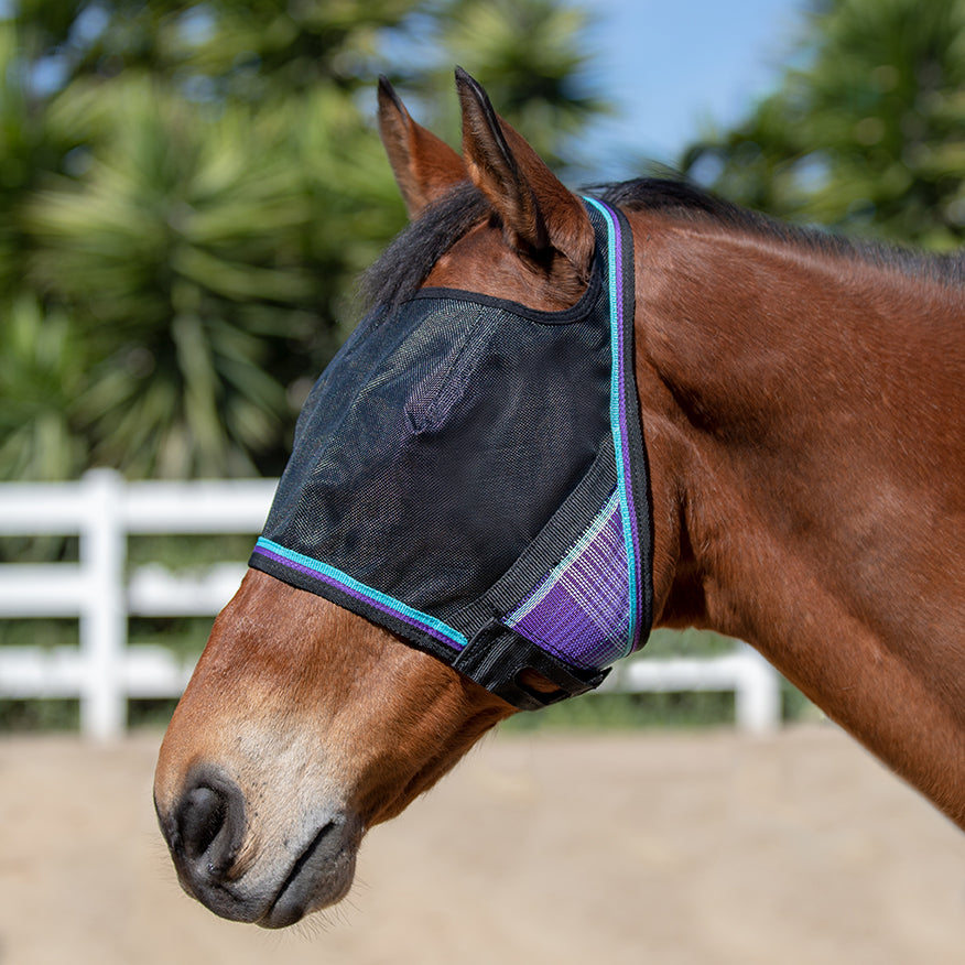 Kensington 90% UV Fly Mask CatchMask UViator - without Ears &  Forelock Freedom