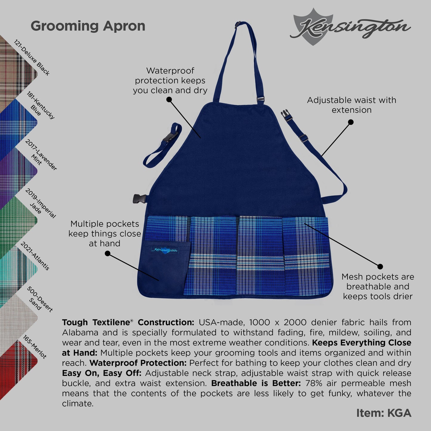 Kensington Grooming Apron