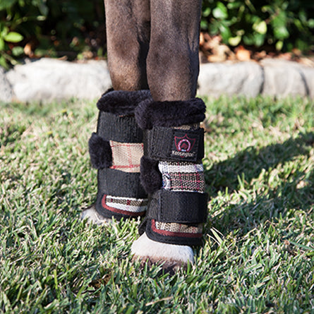 Kensington Mini Fly Boots with Fleece - Set of 4