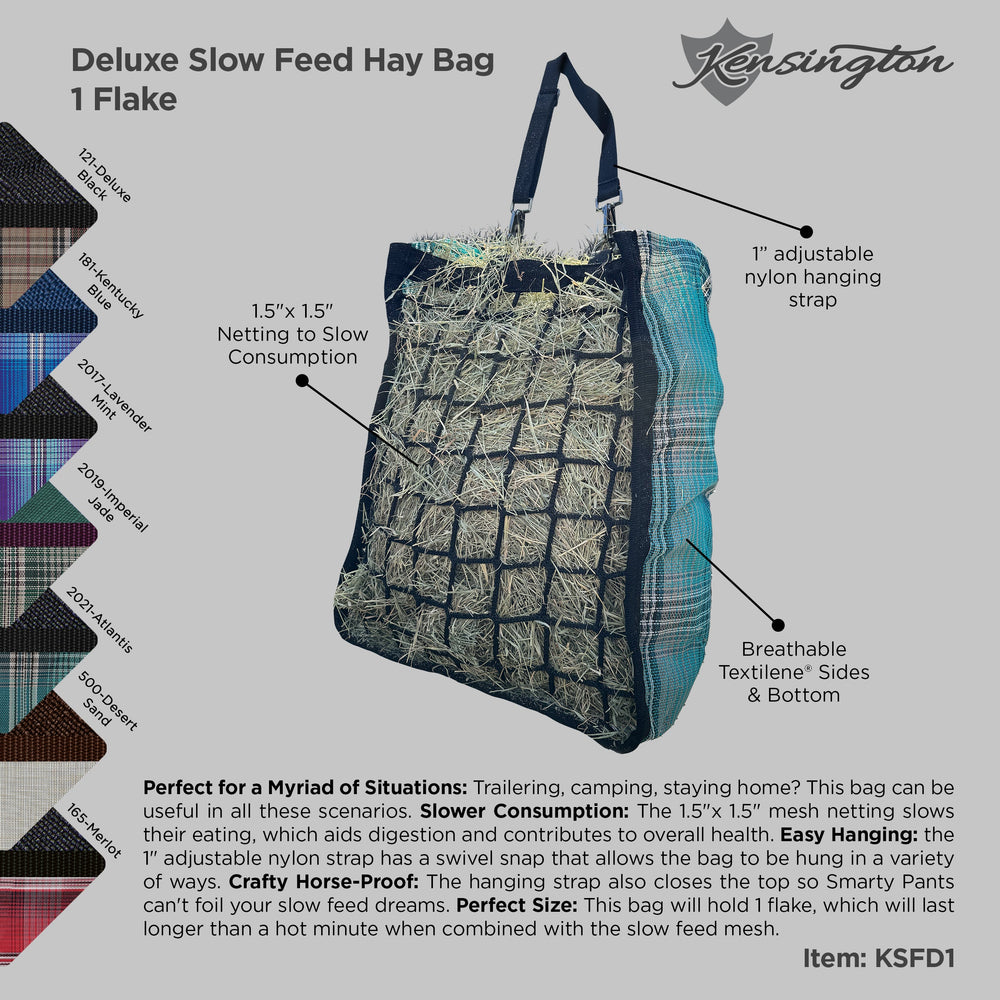 Kensington Mini Deluxe Slow Feed Hay Bag - 1 Flake