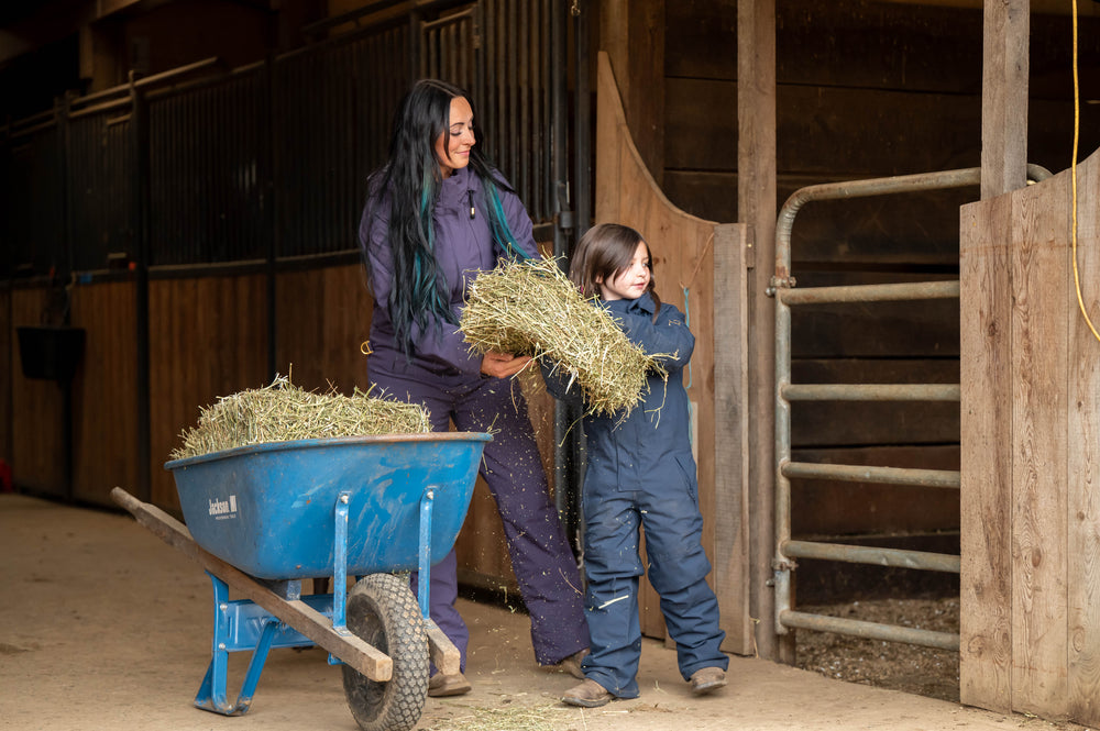 Redingote Kid's Winter Insulated Jumpsuit - Blue Nights