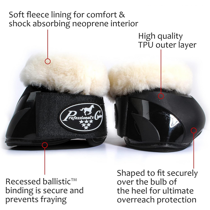 Professionals Choice Spartan II Bell Boot with Fleece
