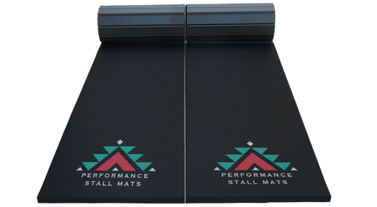 Performance Stall Mats Stall Mat Kit - Black, (2)3x9ft Rolls