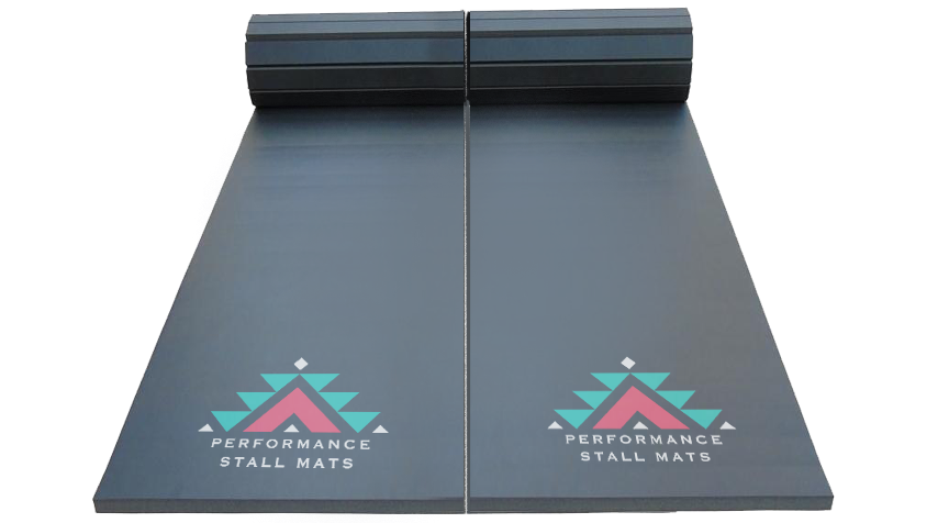 Movie Performance Mat Performance Stall Mats Stall Mat Kit - Grey, (2)3x9ft Rolls | Corro