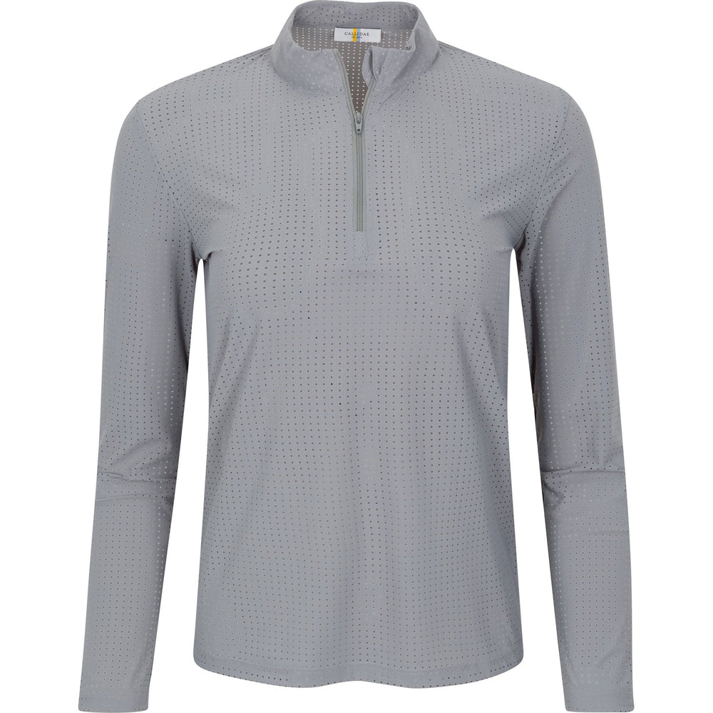 Callidae Lightweight Perforated Performance Quarter Zip | Breathable Equestrian & Sport Shirt