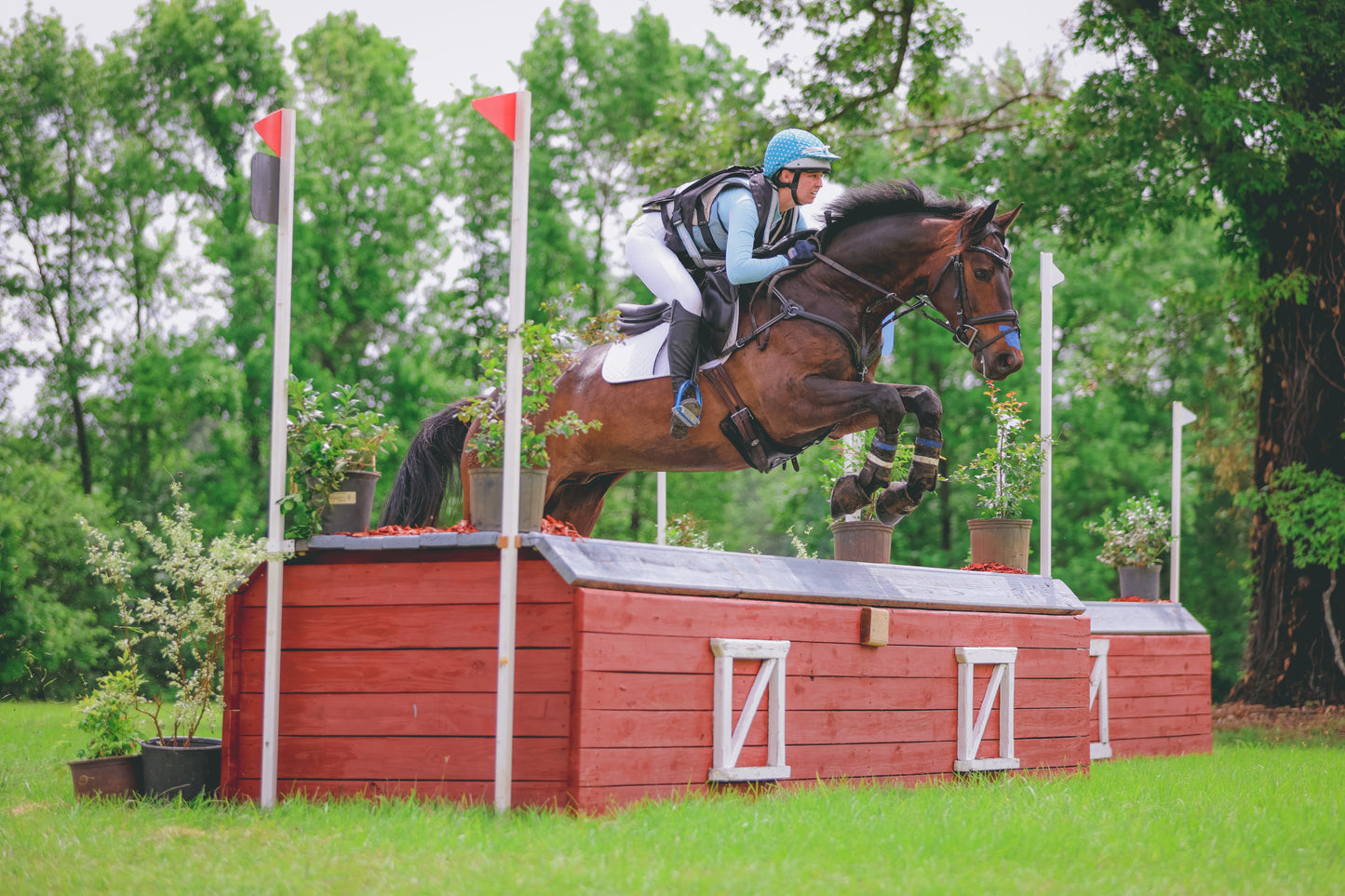 Divine Equestrian Sweet Lady Sun Shirt - Sky Blue
